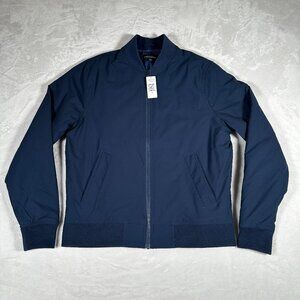 Banana Republic Bomber Jacket Men Size S Slash Pockets Full Zip Lightweight NWT